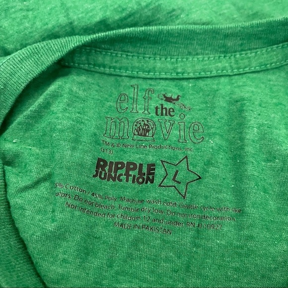 Elf the Movie Women’s Christmas Cheer T-shirt L - Picture 3 of 4